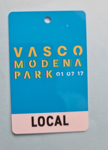 Vasco rossi pass inutilizzato - rossi,