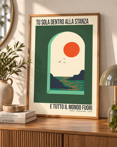 Poster vasco rossi albachiara - rossi,