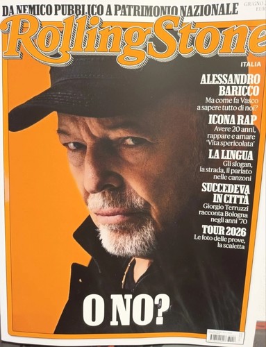 Vasco rossi rivista rolling - rossi,